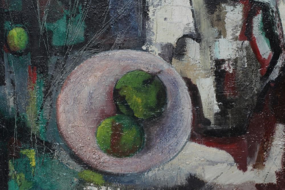 GINO MILANI (b.1921) Still Life with Apples in a Bowl Image