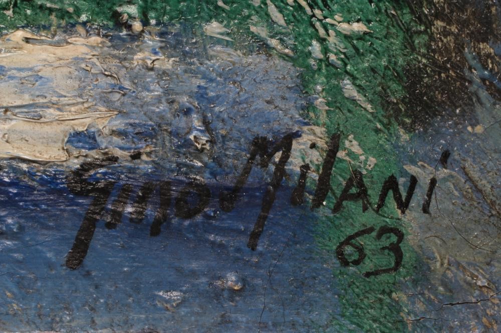 GINO MILANI (b.1921) Still Life with Apples in a Bowl Image