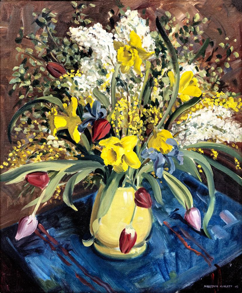 MALCOLM HAYLETT (1923-2000) Still life of tulips Image
