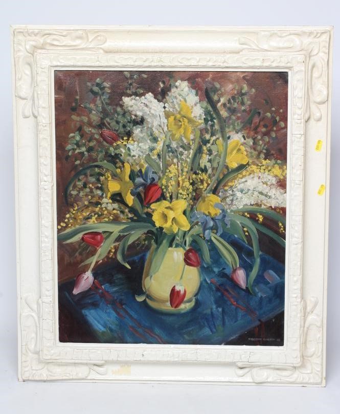 MALCOLM HAYLETT (1923-2000) Still life of tulips Image