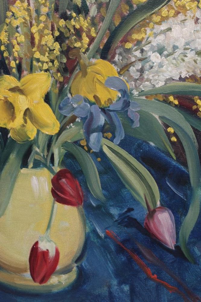 MALCOLM HAYLETT (1923-2000) Still life of tulips Image