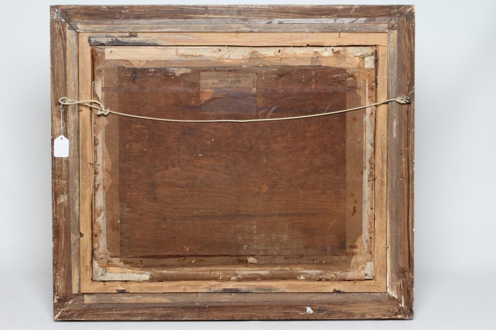 HERBERT F ROYLE (1870-1958) Hay Time in the Dale, signed lower right, oil on canvas, 20" x 24", Image