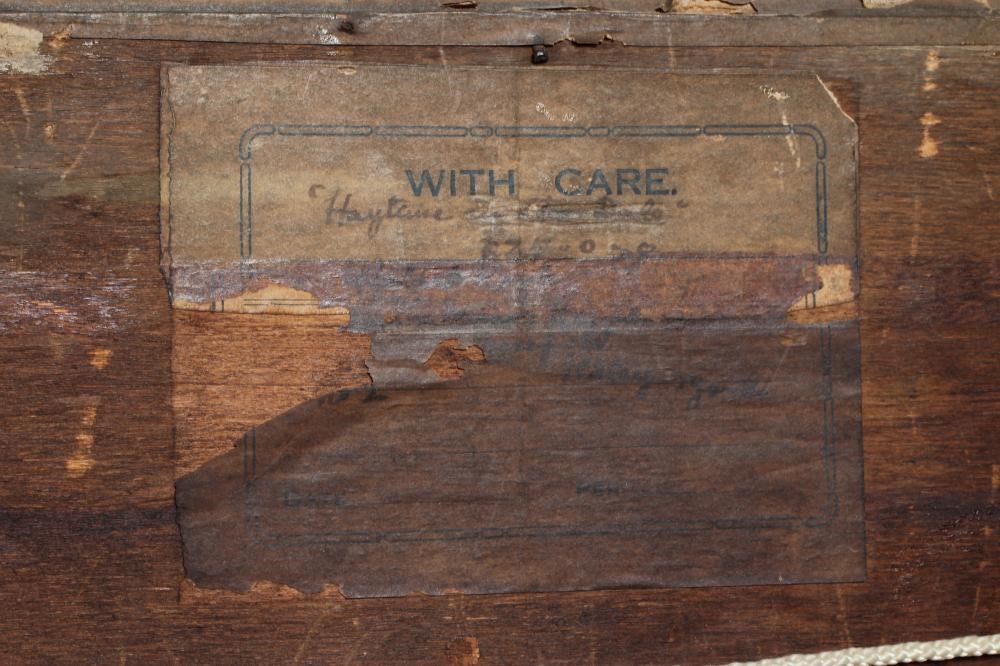 HERBERT F ROYLE (1870-1958) Hay Time in the Dale, signed lower right, oil on canvas, 20" x 24", Image