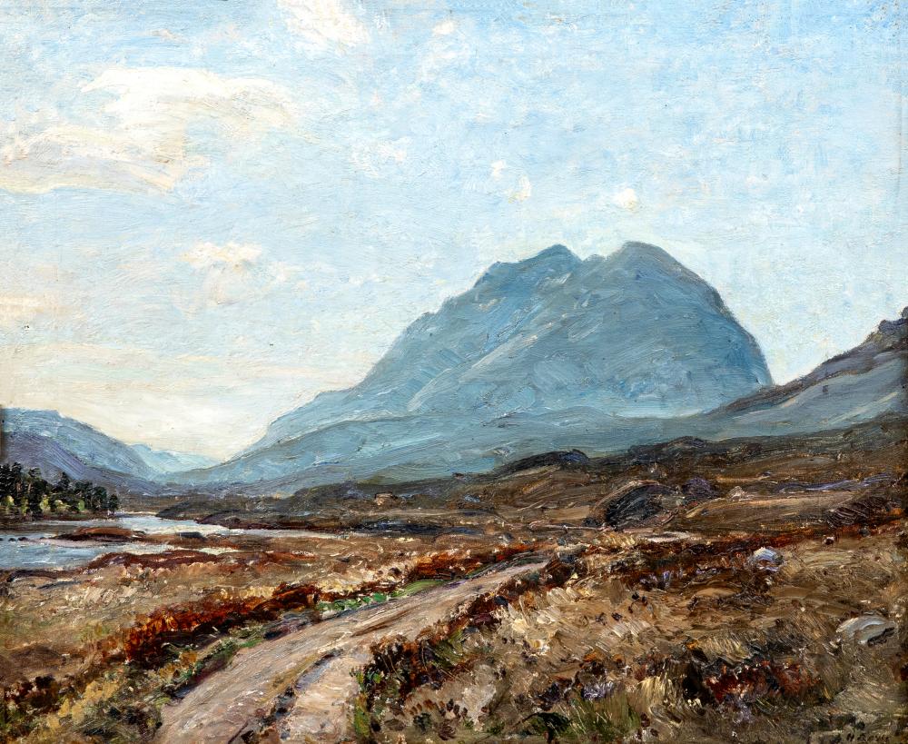 HERBERT F ROYLE (1870-1958) Glen Torridon, signed lower right, oil on canvas, 20" x 24", modern gilt Image