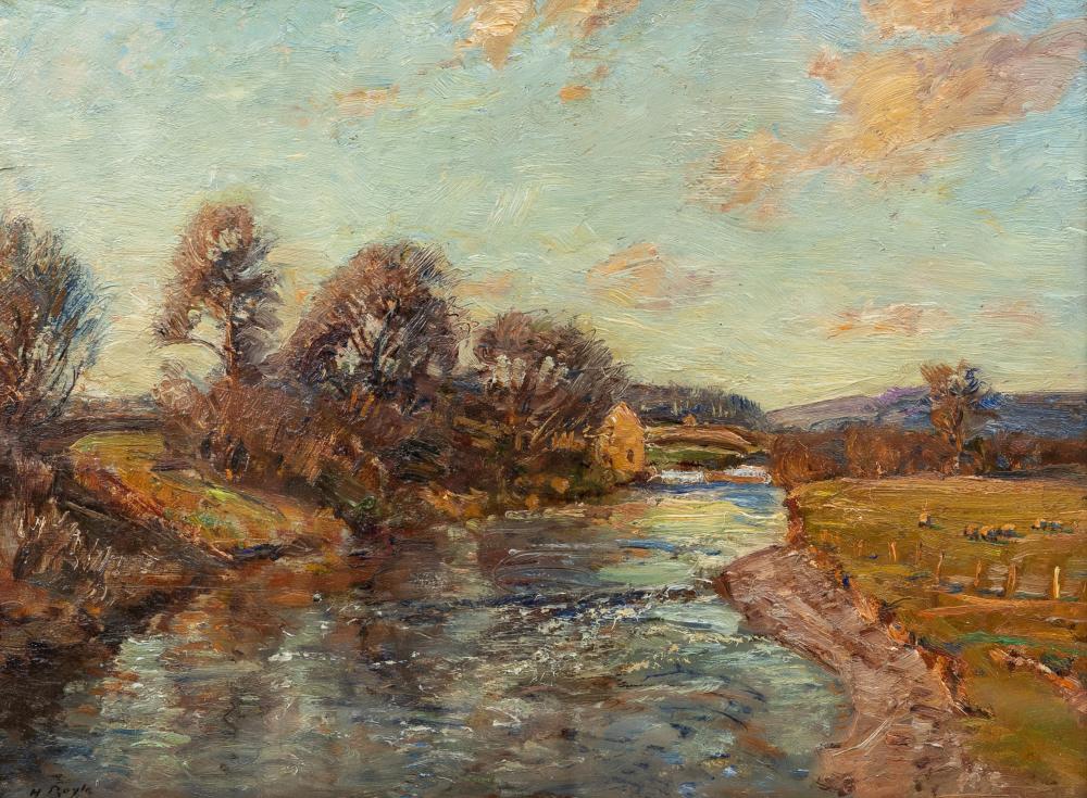 HERBERT F ROYLE (1870-1958) Evening near Nesfield Image