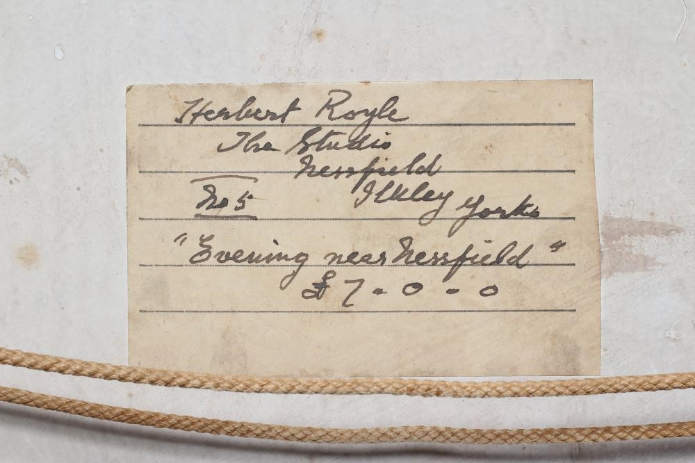 HERBERT F ROYLE (1870-1958) Evening near Nesfield Image