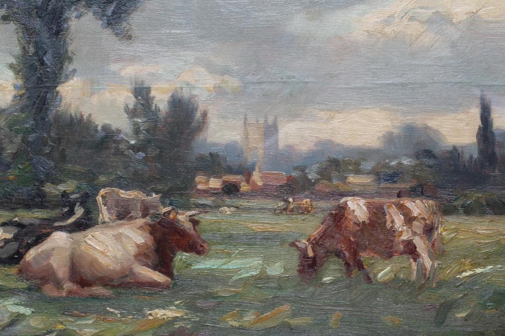 BERTRAM WALTER PRIESTMAN (1868-1951) Near Dedham, signed lower right with initials, dated '11, Image