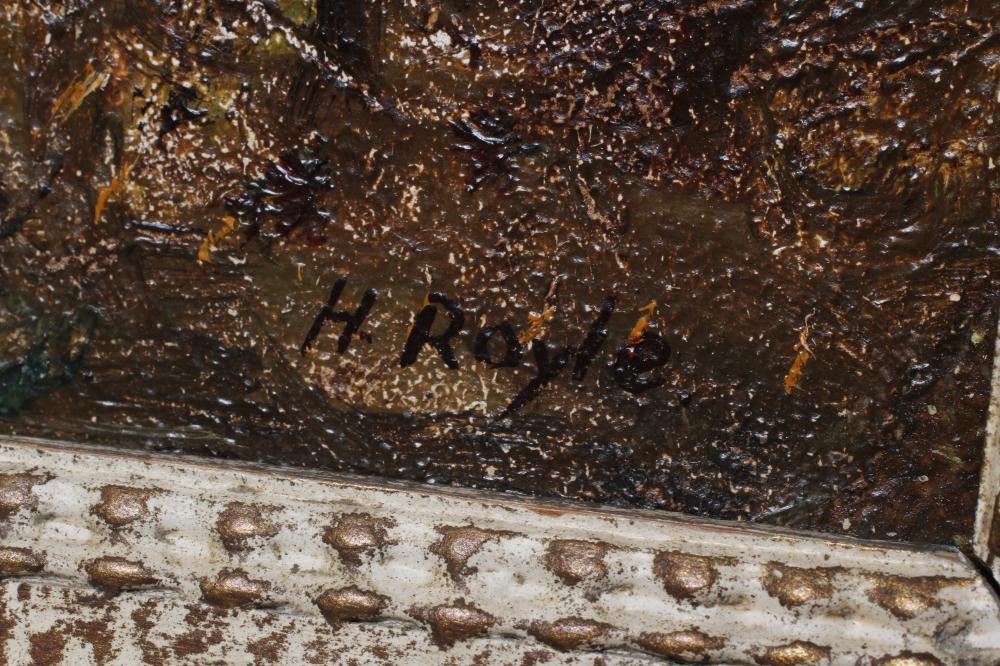 HERBERT F ROYLE (1870-1958) A Ross-shire Glen, signed lower right, oil on canvas, 20" x 24", modern Image