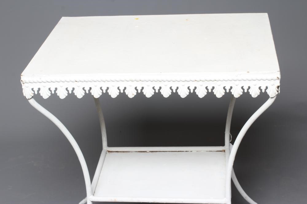 A CAST METAL CONSERVATORY TABLE Image