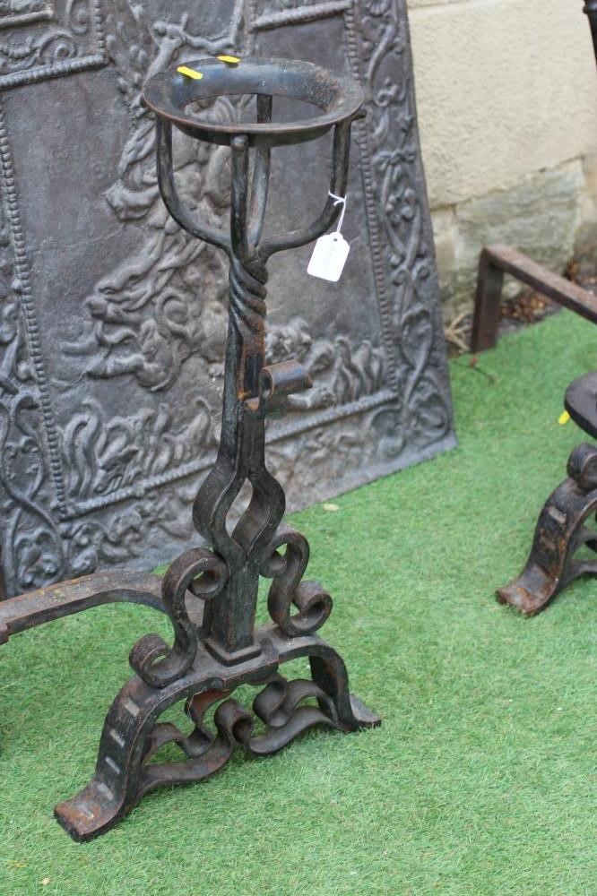 A CAST IRON FIREBACK Image