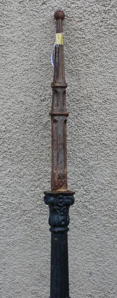 A CAST IRON SPIKE FINIAL Image
