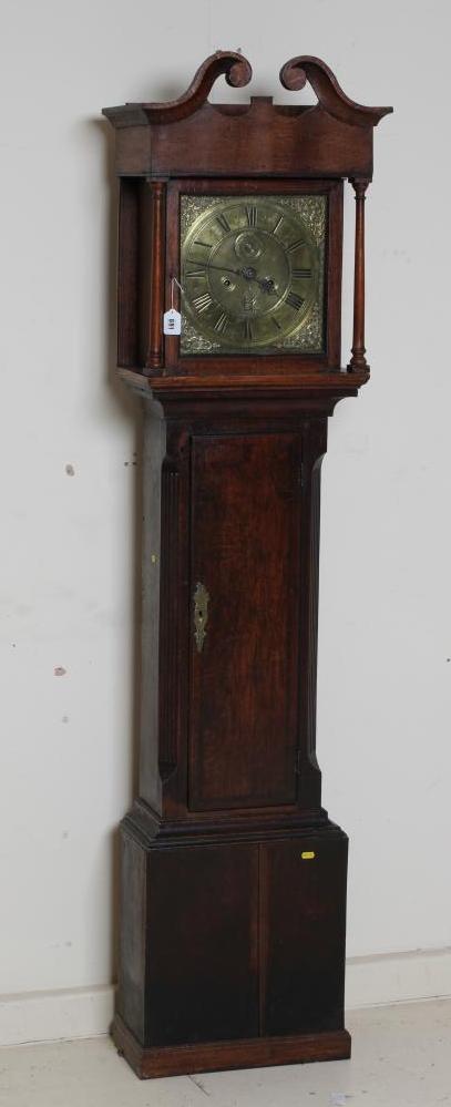 AN OAK LONGCASE BY THOS. TALBOTT NAMPTWICH (sic) Image