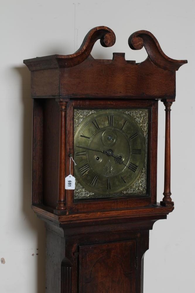 AN OAK LONGCASE BY THOS. TALBOTT NAMPTWICH (sic) Image