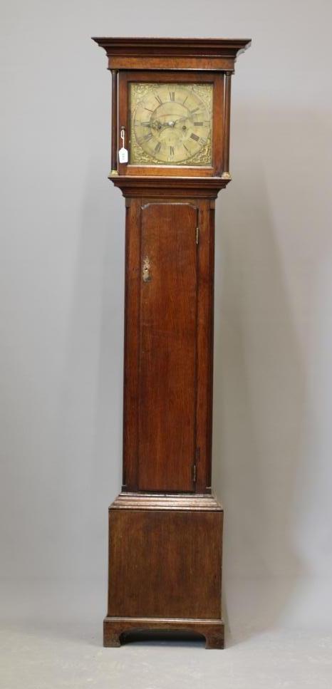 AN OAK LONGCASE BY JOHN GILBERTSON RIPON Image