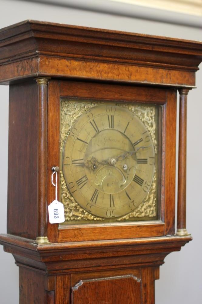AN OAK LONGCASE BY JOHN GILBERTSON RIPON Image