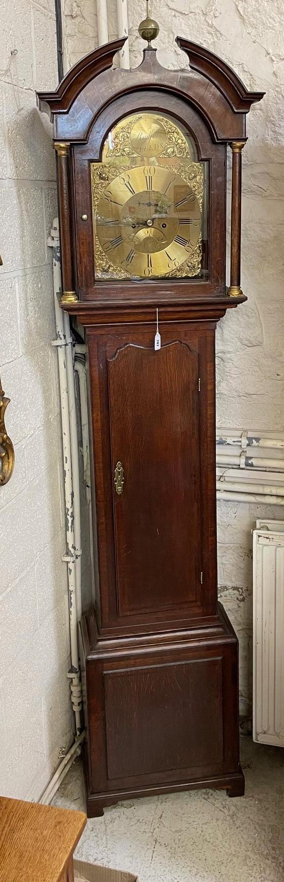 AN OAK LONGCASE BY THOMAS RADFORD LEEDS Image