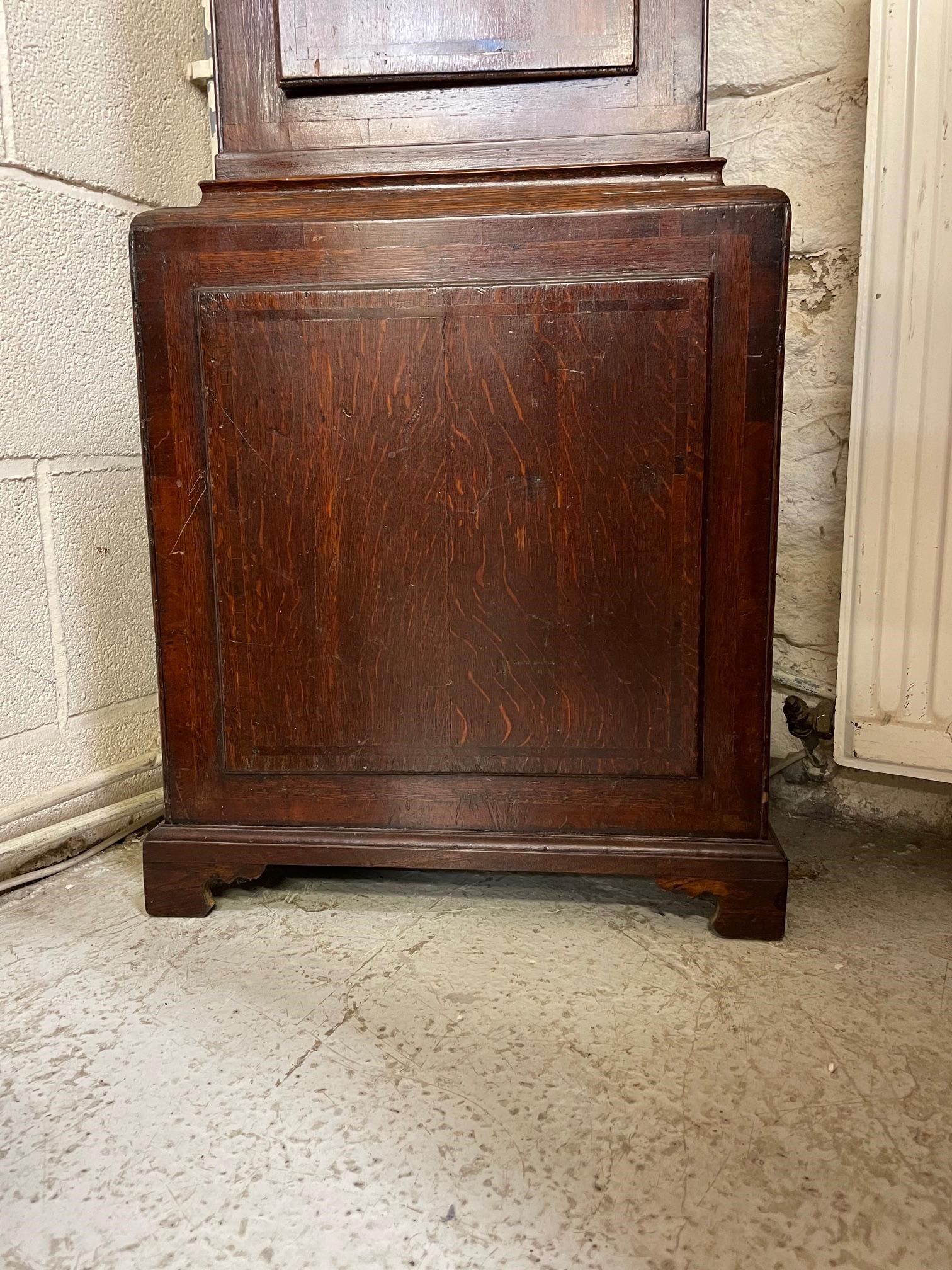 AN OAK LONGCASE BY THOMAS RADFORD LEEDS Image