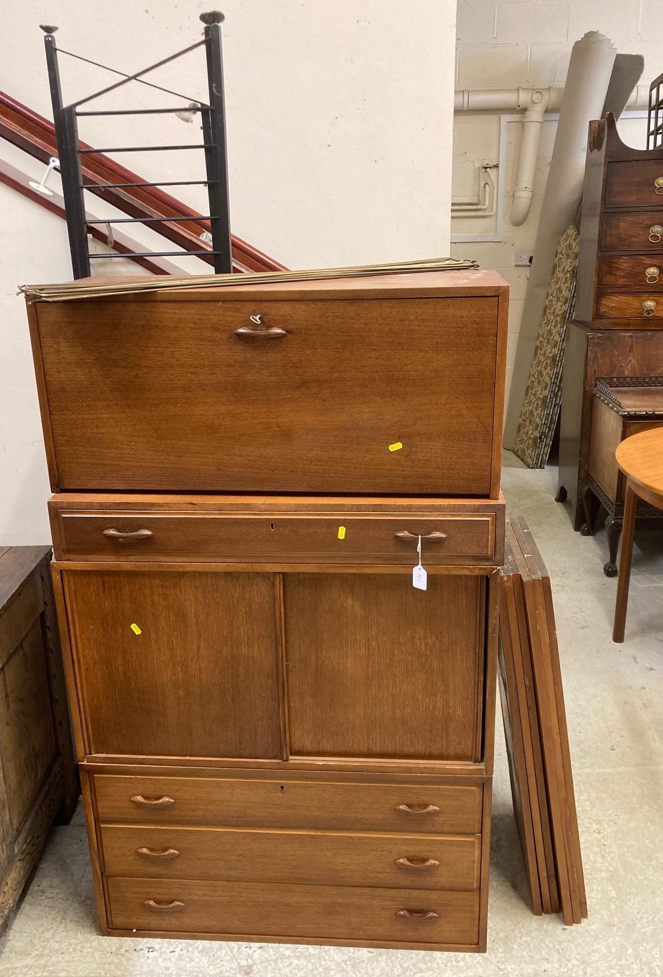 A LADDERAX TEAK MODULAR ROOM UNIT Image