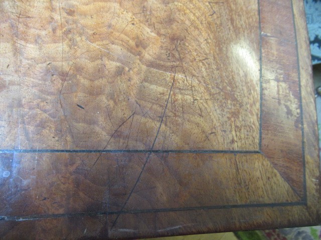 A REGENCY MAHOGANY BOWED CHEST Image