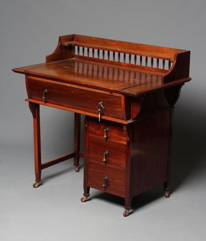 A MAHOGANY DESK Image