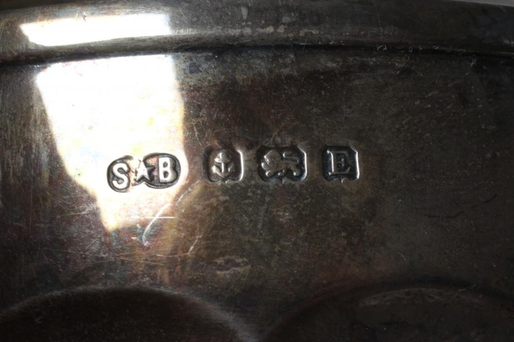 A THREE PIECE SILVER TEA SERVICE Image