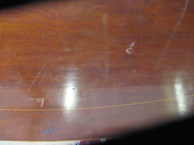 A GEORGIAN MAHOGANY BOWED CHEST Image