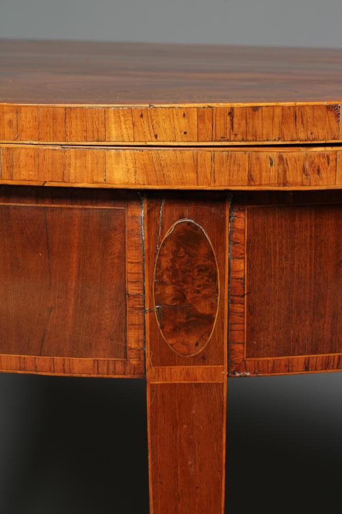 A GEORGIAN MAHOGANY FOLDING CARD TABLE Image