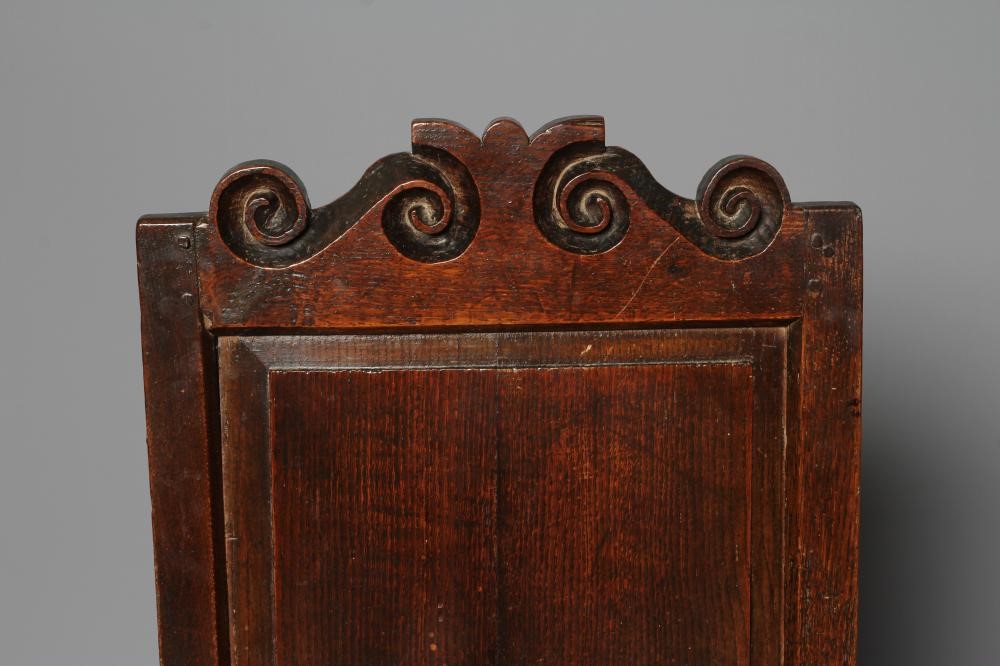 A JOINED OAK BACKSTOOL Image