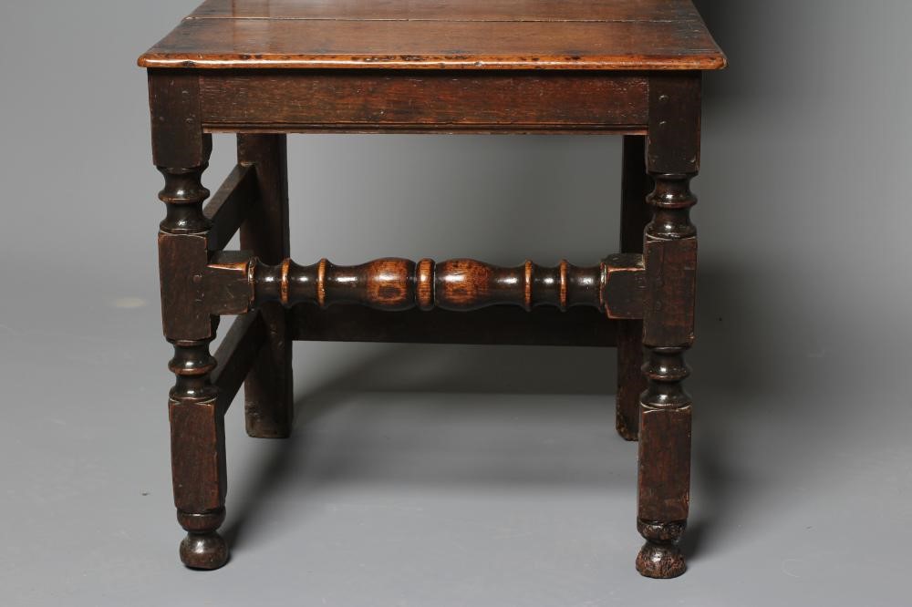 A JOINED OAK BACKSTOOL Image