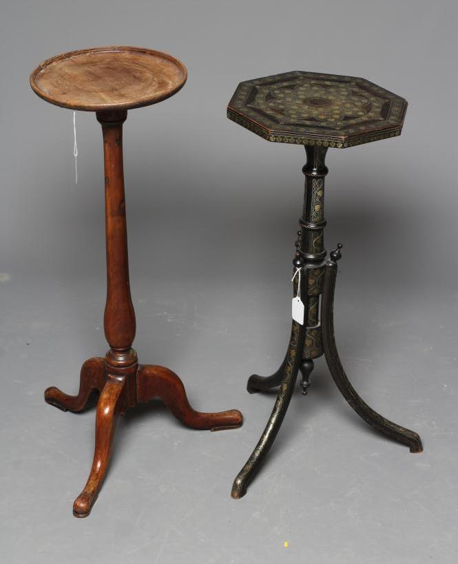 A GEORGIAN MAHOGANY CANDLE STAND Image