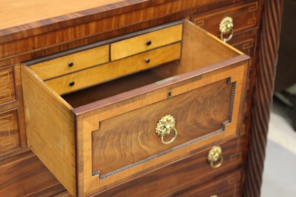 A REGENCY MAHOGANY SCOTTISH CHEST Image