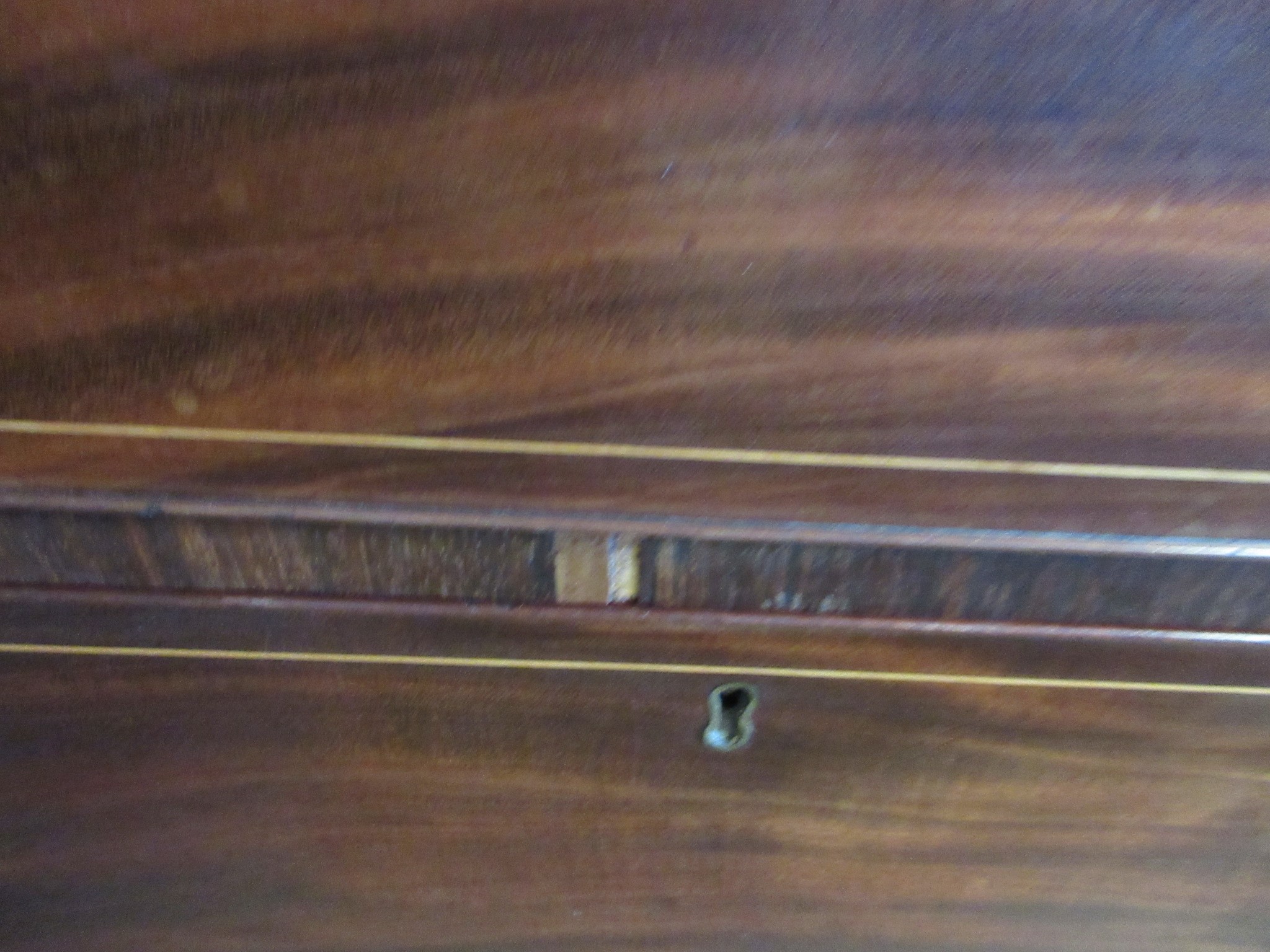 A REGENCY MAHOGANY SCOTTISH CHEST Image