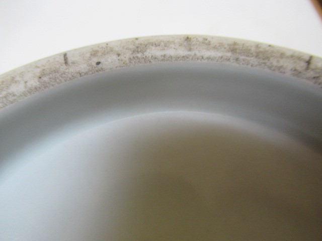A CHINESE PORCELAIN SHALLOW BOWL of plain circular form, the exterior painted in underglaze blue Image