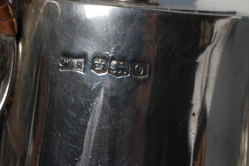 AN ART DECO SILVER FIVE PIECE CAFÉ-AU-LAIT SET Image