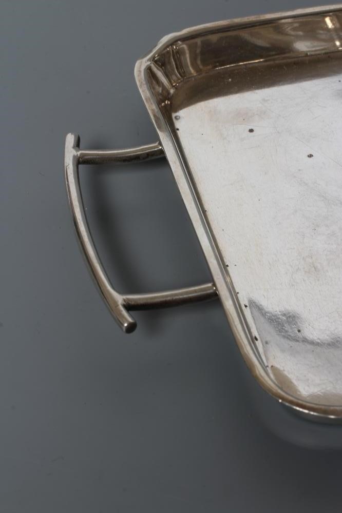 AN ART DECO SILVER FIVE PIECE CAFÉ-AU-LAIT SET Image