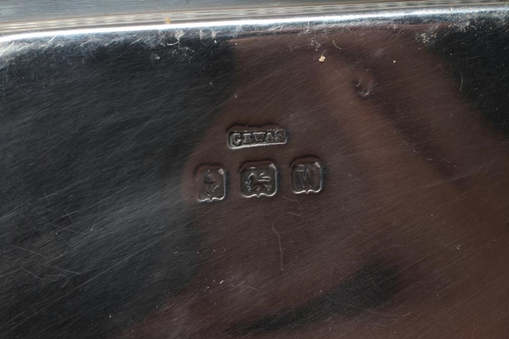 A SMALL HEXAGONAL SILVER BOWL, by C.E. Williams & Son, Birmingham 1946, the bead stamped rim Image