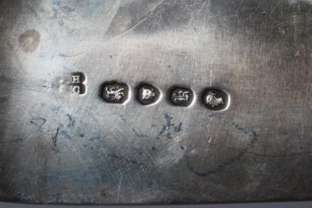 AN EARLY VICTORIAN SILVER FIDDLE PATTERN SOUP LADLE, by Hayne & Cater, London 1845, engraved 'GEM', Image