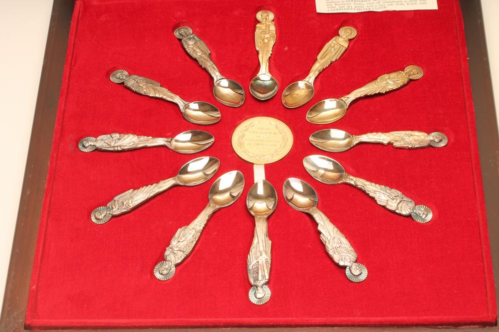 "ST PAUL'S CATHEDRAL SILVER APOSTLE SPOONS" Image
