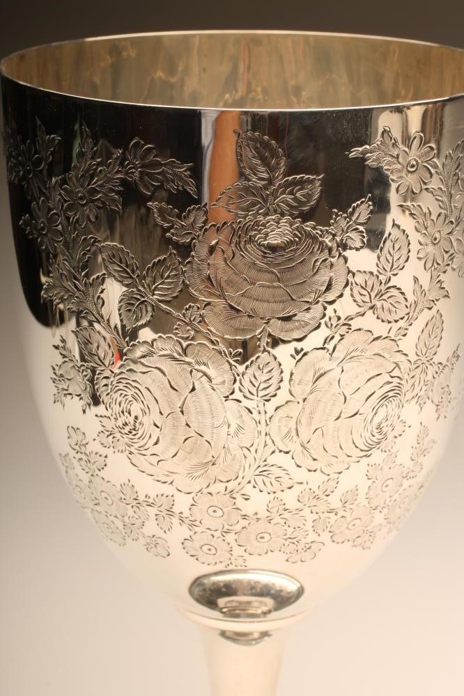 A LATE VICTORIAN SILVER TROPHY CUP Image