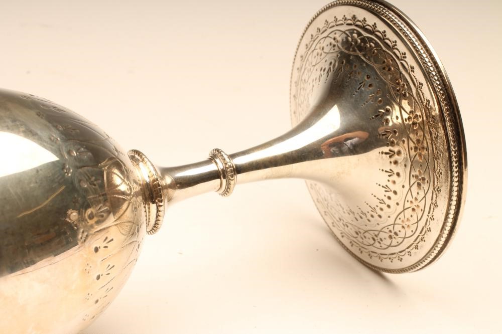 A VICTORIAN SILVER GOBLET Image