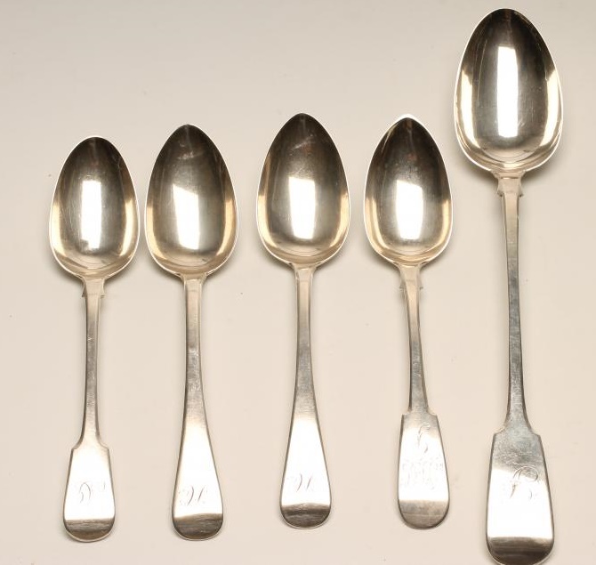 A WILLIAM IV SILVER BASTING SPOON Image