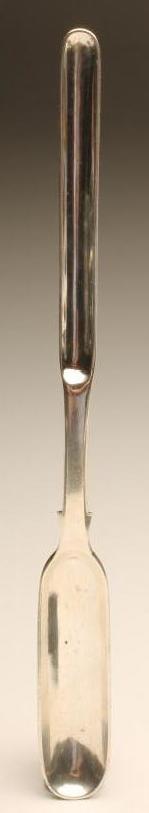A VICTORIAN IRISH SILVER MARROW SCOOP Image