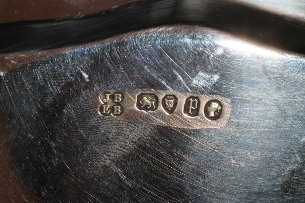 A VICTORIAN SILVER SMALL SALVER Image