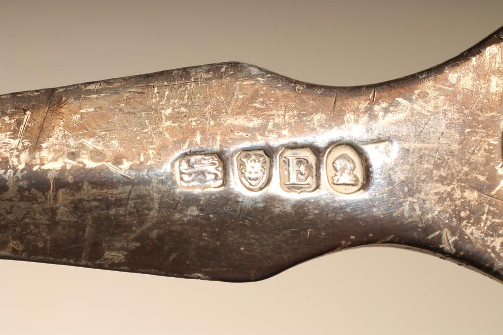 A GEORGE III SILVER MEAT SKEWER Image