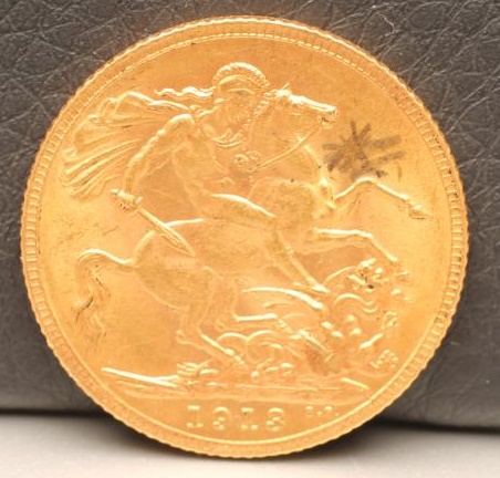 A GEORGE V GOLD SOVEREIGN Image