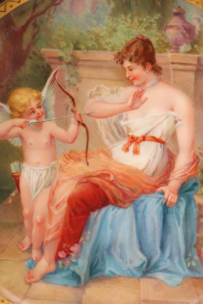 AN AUSTRIAN PORCELAIN CABINET PLATE Image