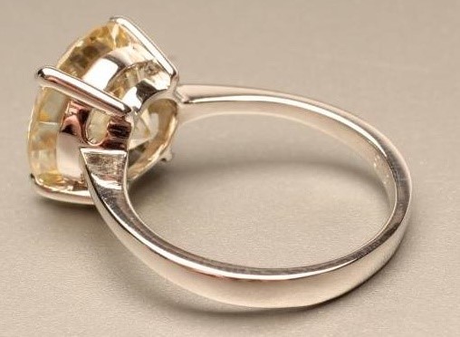 A SOLITAIRE MOISSANITE RING Image