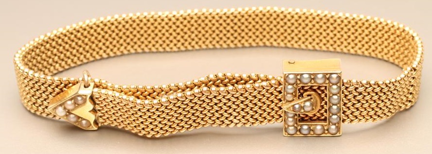 AN EDWARDIAN MESH BRACELET Image