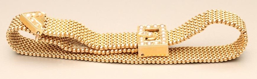 AN EDWARDIAN MESH BRACELET Image