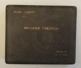 MINIATURE BOOK OF WATERCOLOURS contained alongside its slipcase in a bespoke box labelled: 'Jean Image